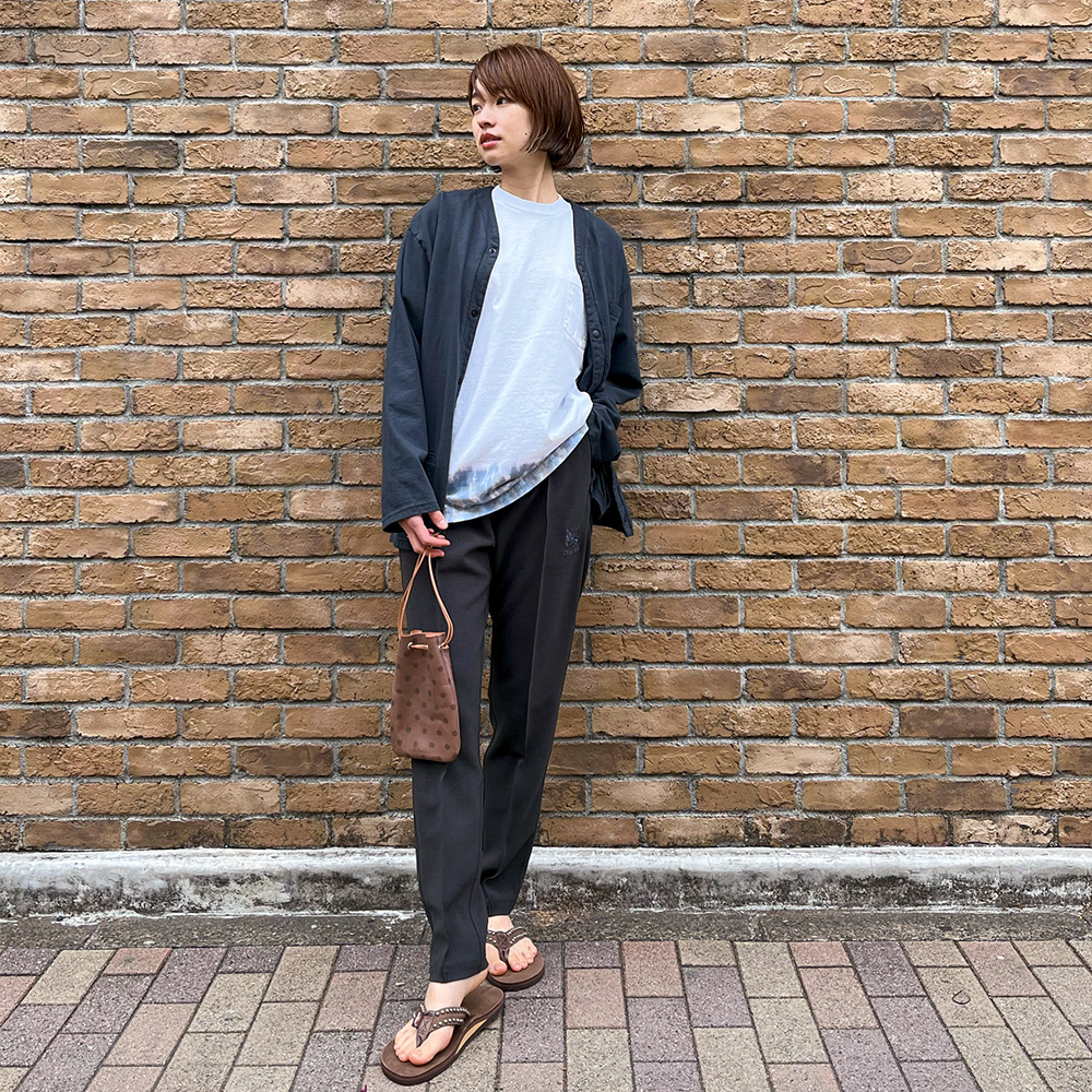 【Recommend】〈ORIGINAL Charcoal〉Soft MD Snap Cardigan