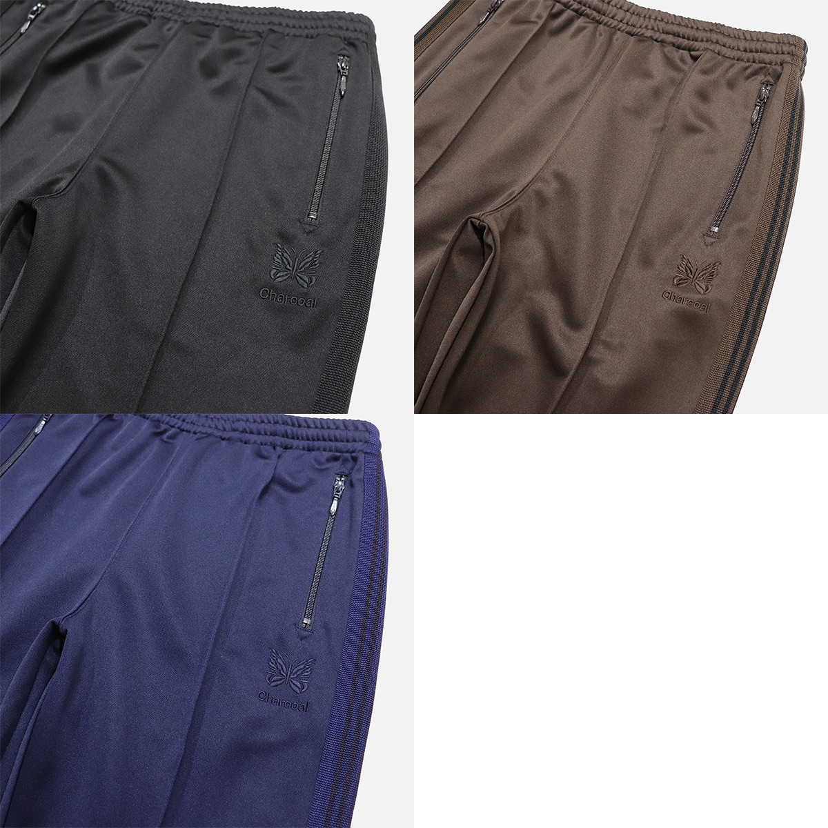 〈Needles（ニードルズ）〉別注 Track Pants （Black , D/Brown , Navy)