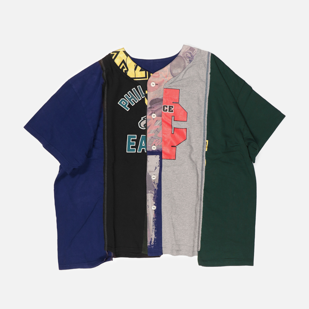 〈Rebuild by Needles（リビルド バイ ニードルズ）〉4 Cut Wide Baseball Tee ①