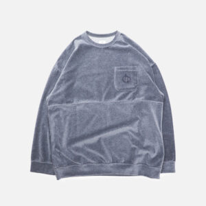 ORIGINAL Charcoal（オリジナル チャコール） Velour Panel Foot T L/S