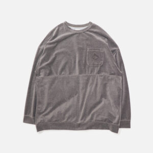 ORIGINAL Charcoal（オリジナル チャコール） Velour Panel Foot T L/S