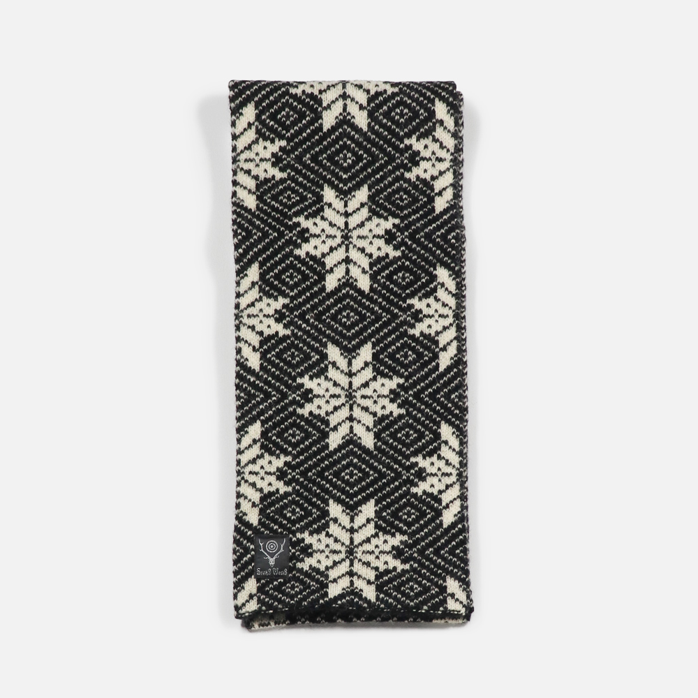 〈South2 West8（サウスツー ウエストエイト）〉Knit Scarf Snowflakes