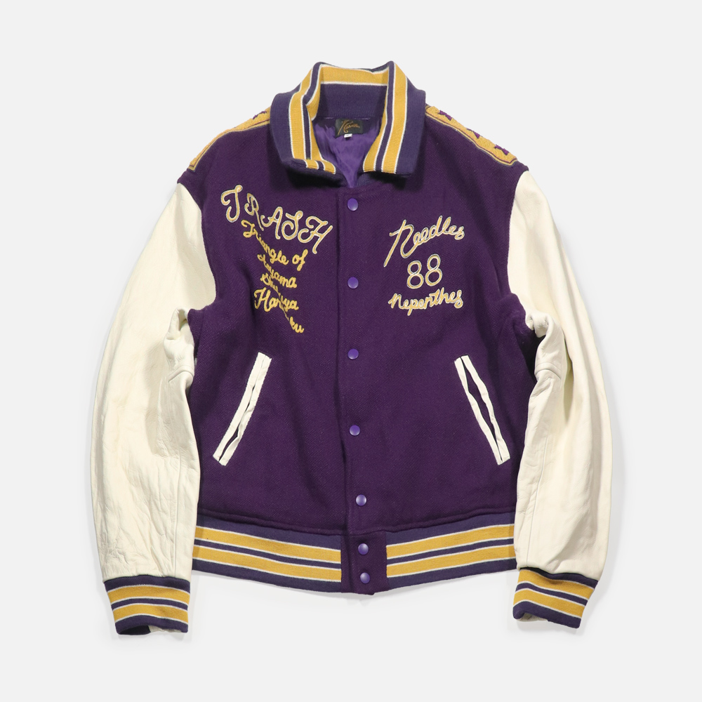 〈 Needles（ニードルズ）〉Lettered Jacket - Wool Melton