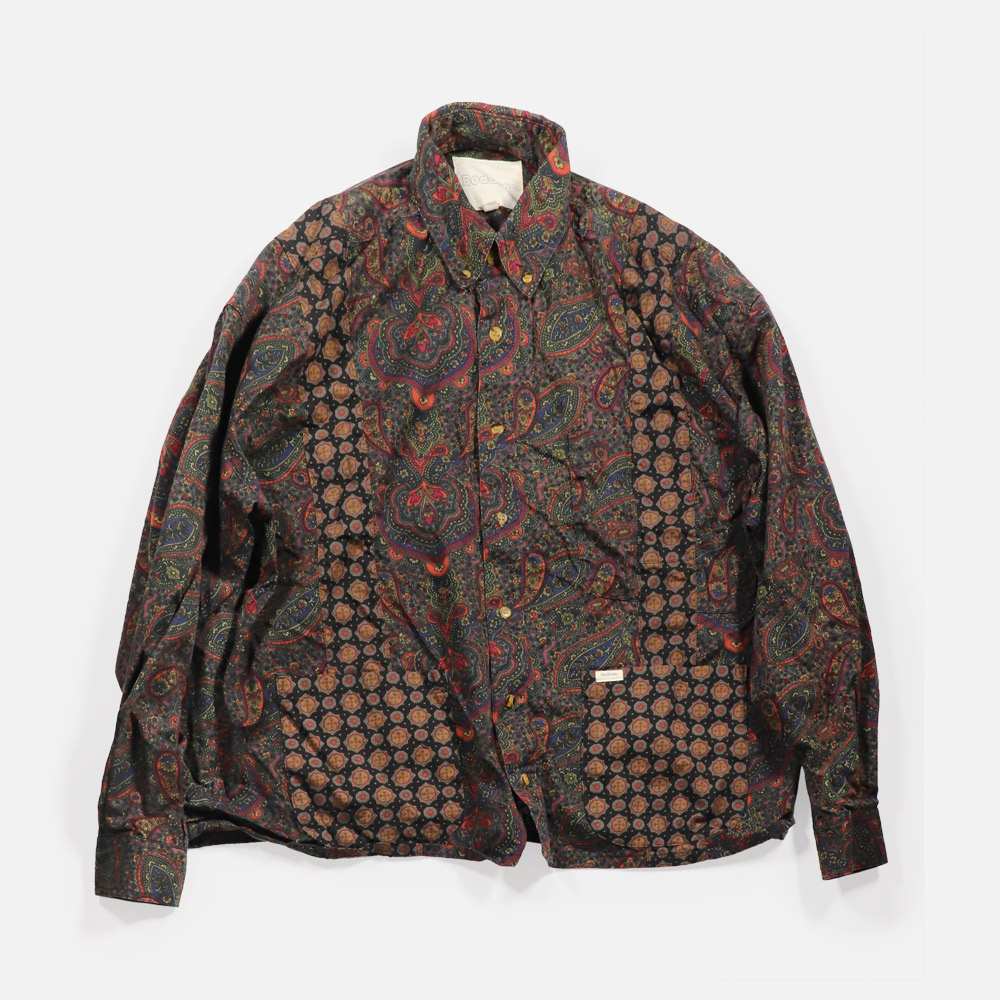 Bodocos（ボドコス） Wide B.D Shirt Jacket Print