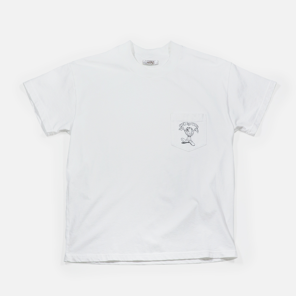 〈HANS(ハンス)〉別注 F/World Hand Paint Tee