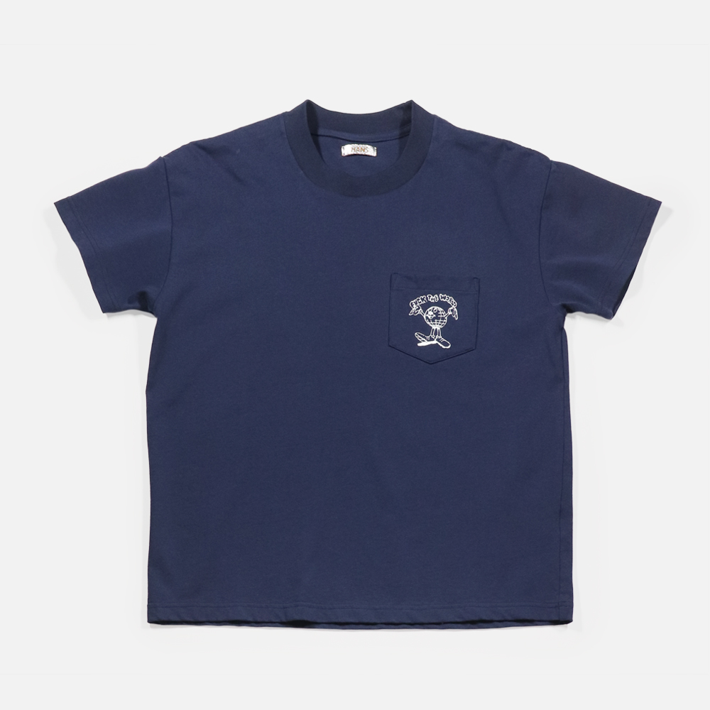 〈HANS(ハンス)〉別注 F/World Hand Paint Tee