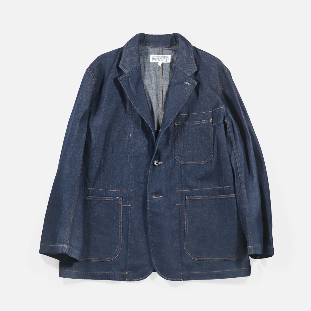 〈EG WORKADAY（エンジニアード ガーメンツ ワーカーデイ）〉 MED Blazer 8oz Denim