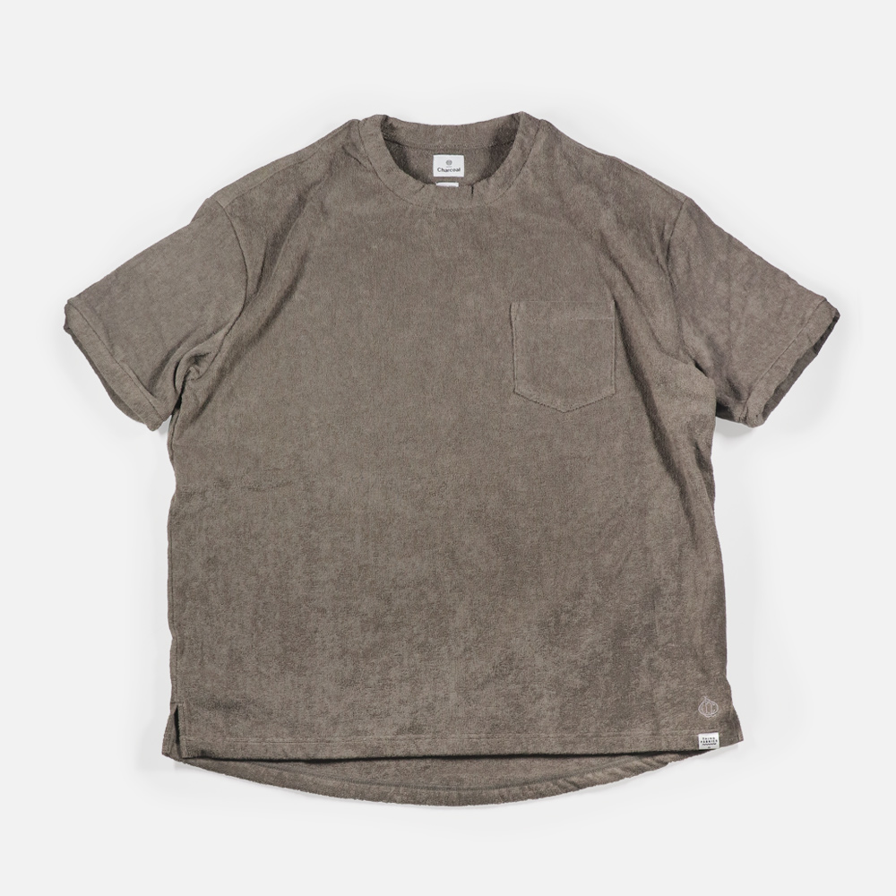 ORIGINAL Charcoal（オリジナル チャコール）× THING FABRICS（シング ファブリックス）別注 Pile Pocket Tee
