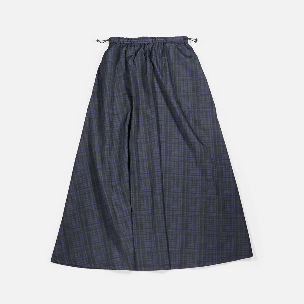 ORIGINAL Charcoal 〈SHELTECH®（シェルテック）〉×〈 Bonjour Imprimer（ボンジュール アンプリメ）〉 Flared Skirt