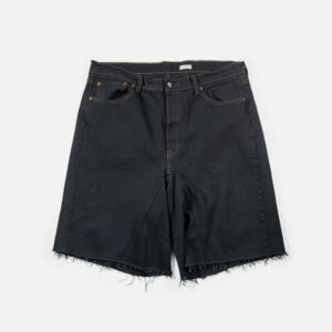 〈OLD PARK（オールド パーク）〉 Denim Gusset Baggy Shorts BLK